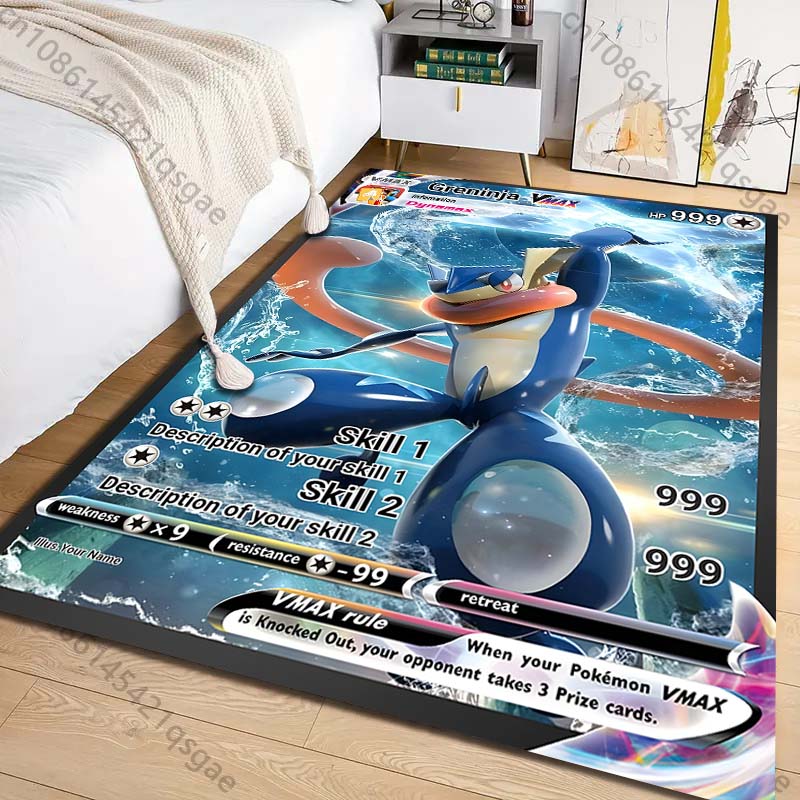 Commercial Printing Usa - 1PC Pokémon Greninja Kaarten Print Tapijt