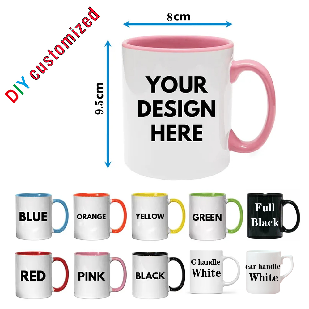 Sublimation Mug Blank - Gepersonaliseerde fotomok, mok met aangepaste naam/logo/tekst,