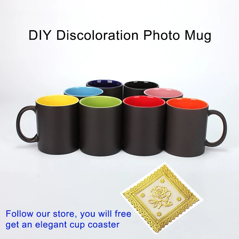 Sublimation Mug Blank - Diy Foto Zwarte Mok Magische Kleur