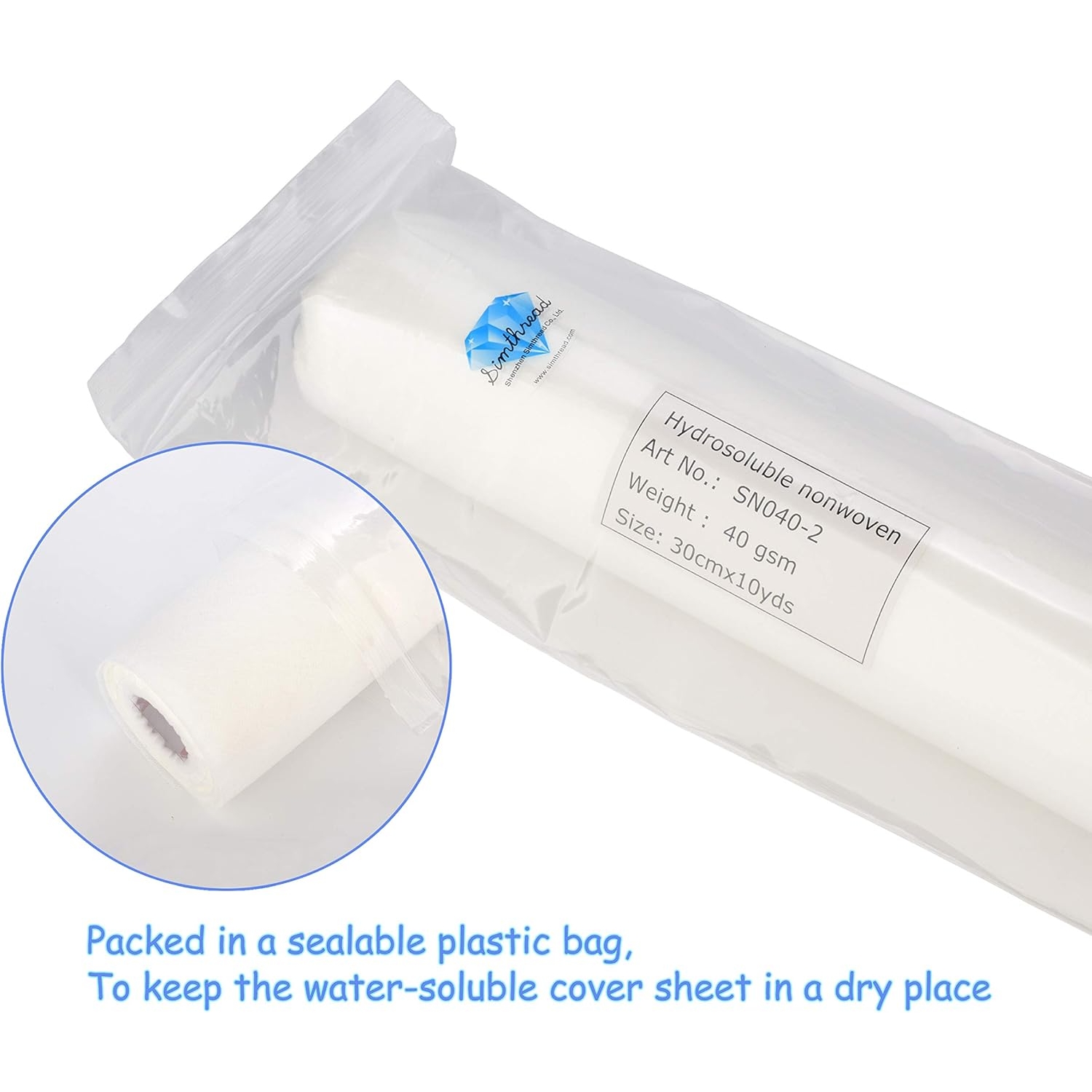 Simthread niet-geweven waterop - Embroidery Stabilizer Backing recensie en prijs