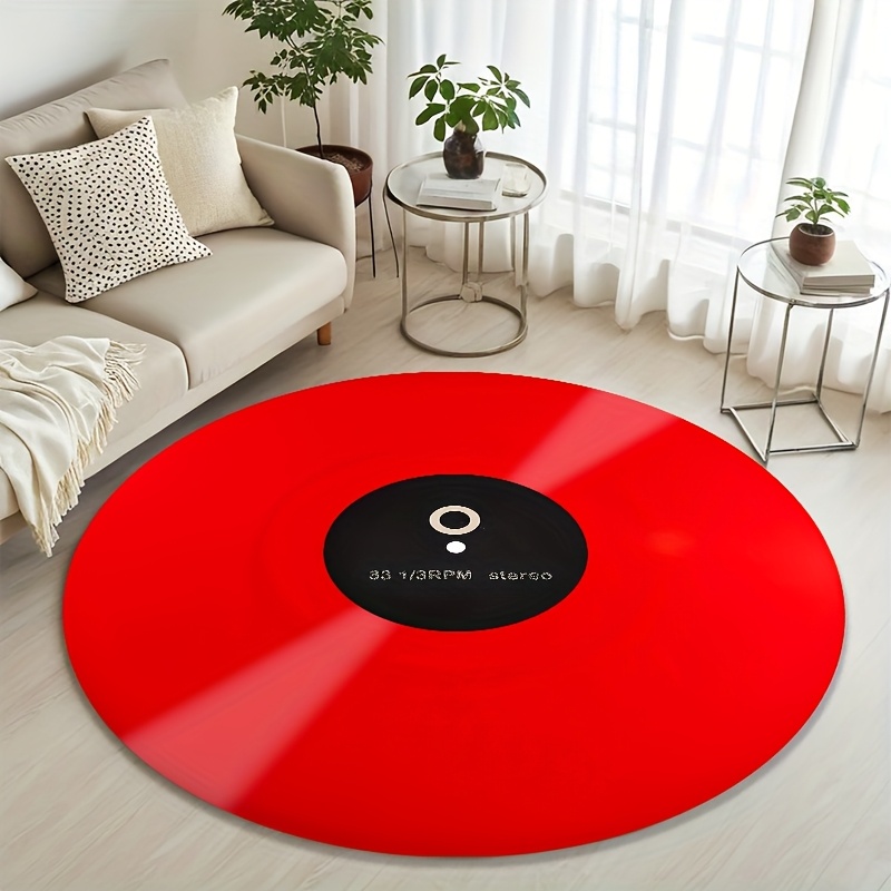 Glanzende rode vinylplaat rond - Commercial Vinyl Printing Machine recensie en prijs