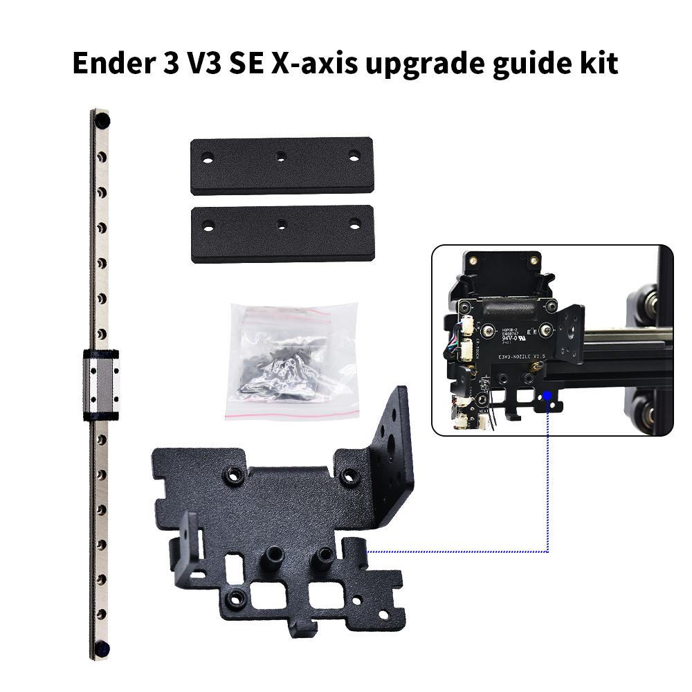 Ender-3 V3 SE Y-as dubbele lin - Creality Printer Ender 3 V3 recensie en prijs
