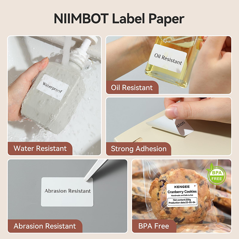 Niimbot 1/3/10 Rolls Wit Therm - Commercial Printing Types recensie en prijs