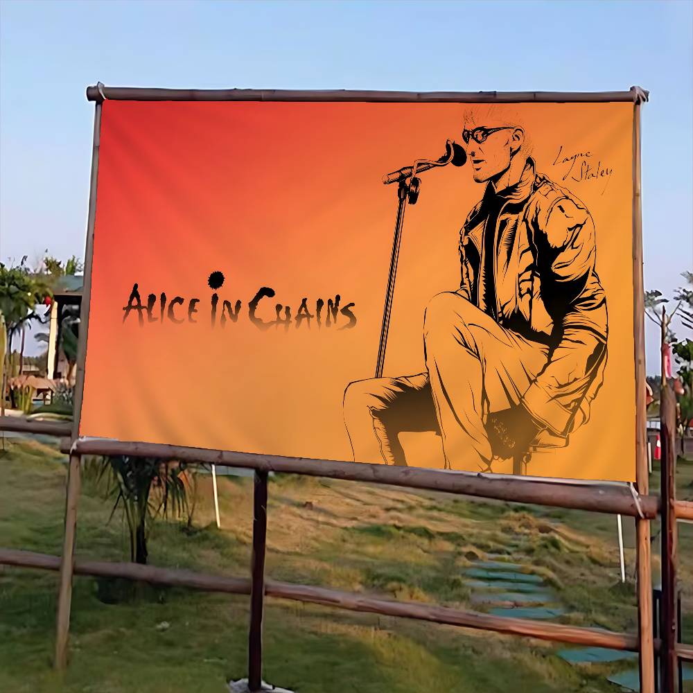 Retro muziek Alice In Chains G - Commercial Banner Printing recensie en prijs