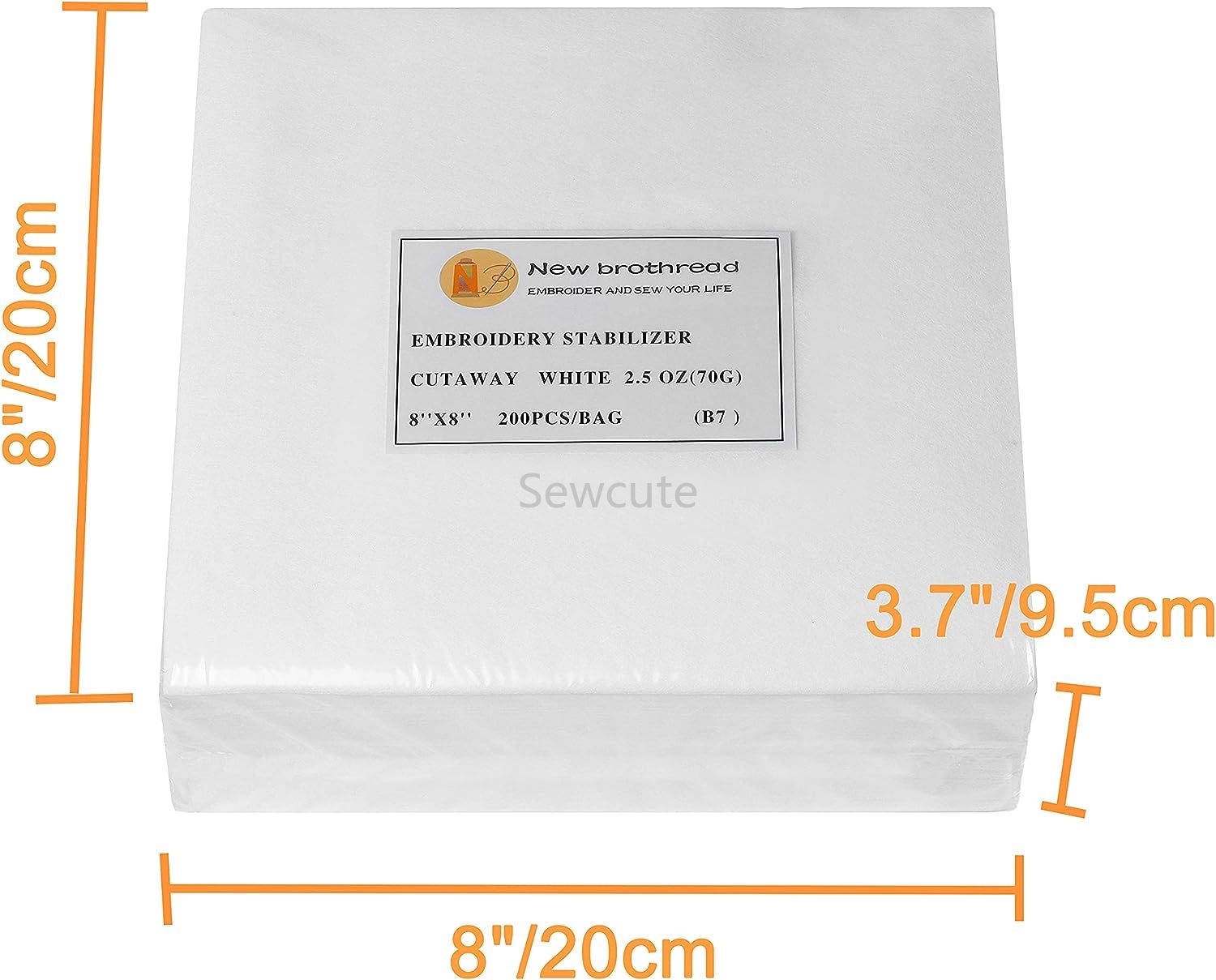 100 Vellen Nieuwe Brothread We - Embroidery Stabilizer Backing recensie en prijs