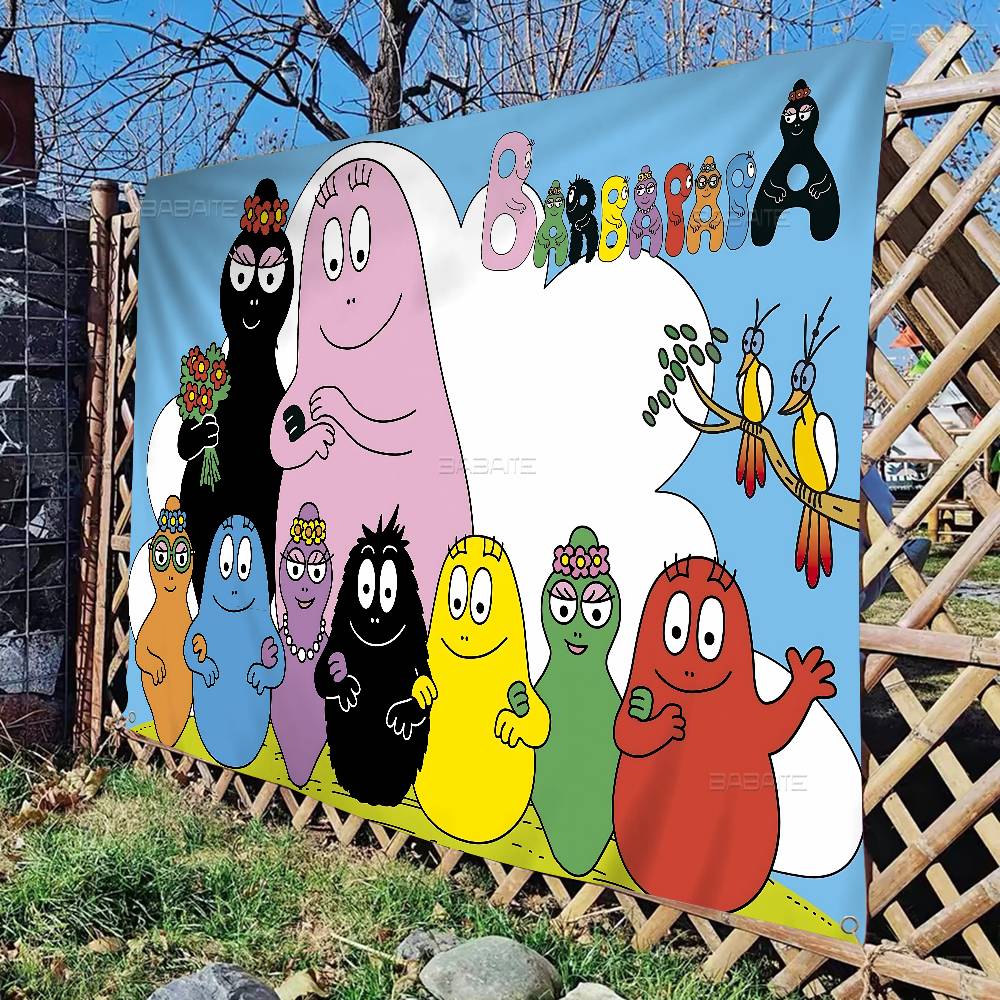 Leuke Cartoon Les Barbapapa Fa - Commercial Banner Printing recensie en prijs