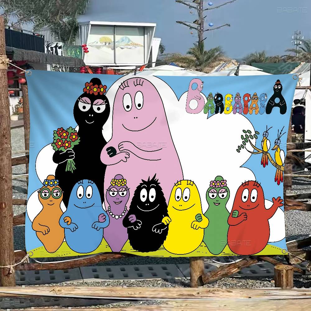 Leuke Cartoon Les Barbapapa Fa - Commercial Banner Printing recensie en prijs