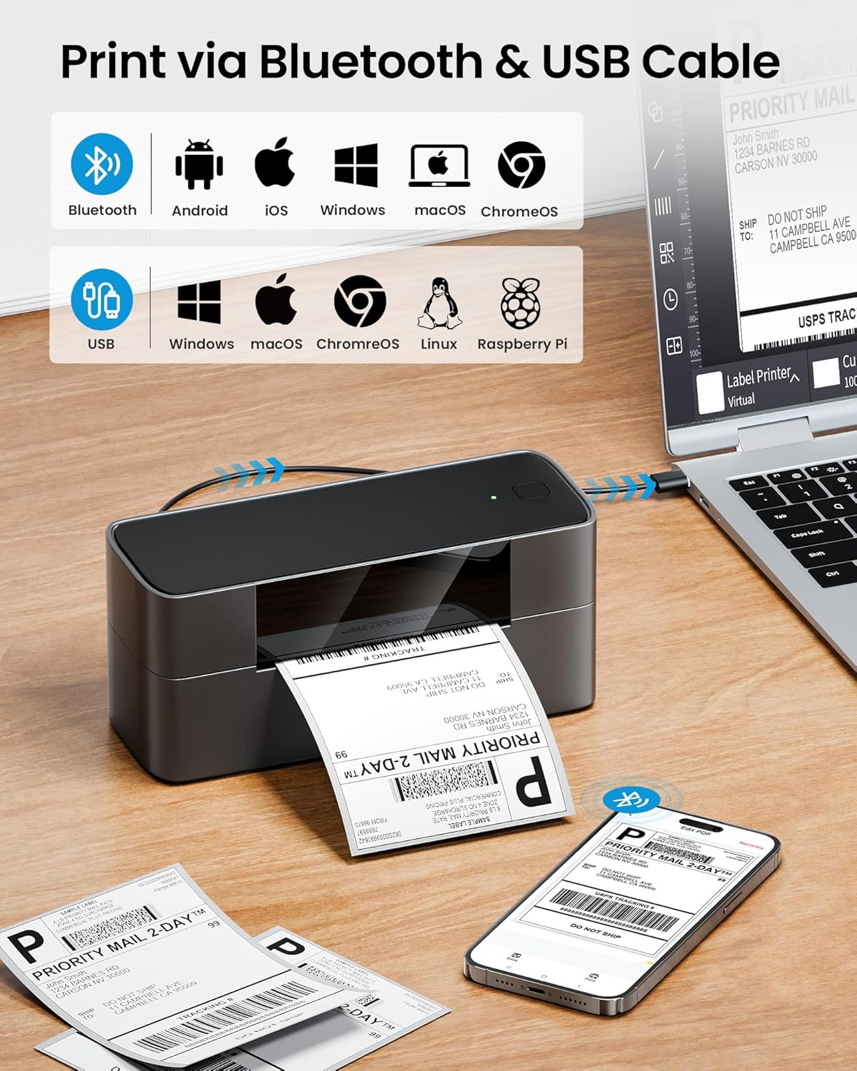 Markfield Verzendlabelprinter, - Commercial Printing Types recensie en prijs