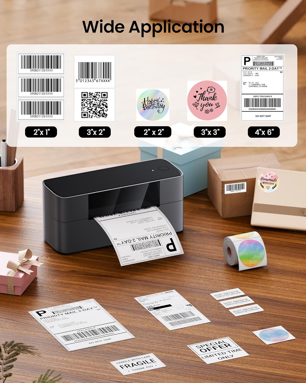 Markfield Verzendlabelprinter, - Commercial Printing Types recensie en prijs